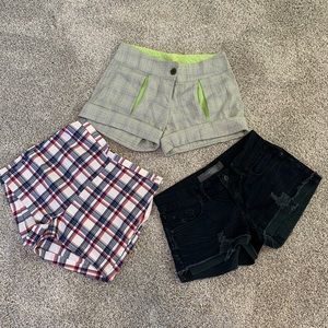 3/$30 bundle Zara, West seal, and Charlotte russe shorts bundle